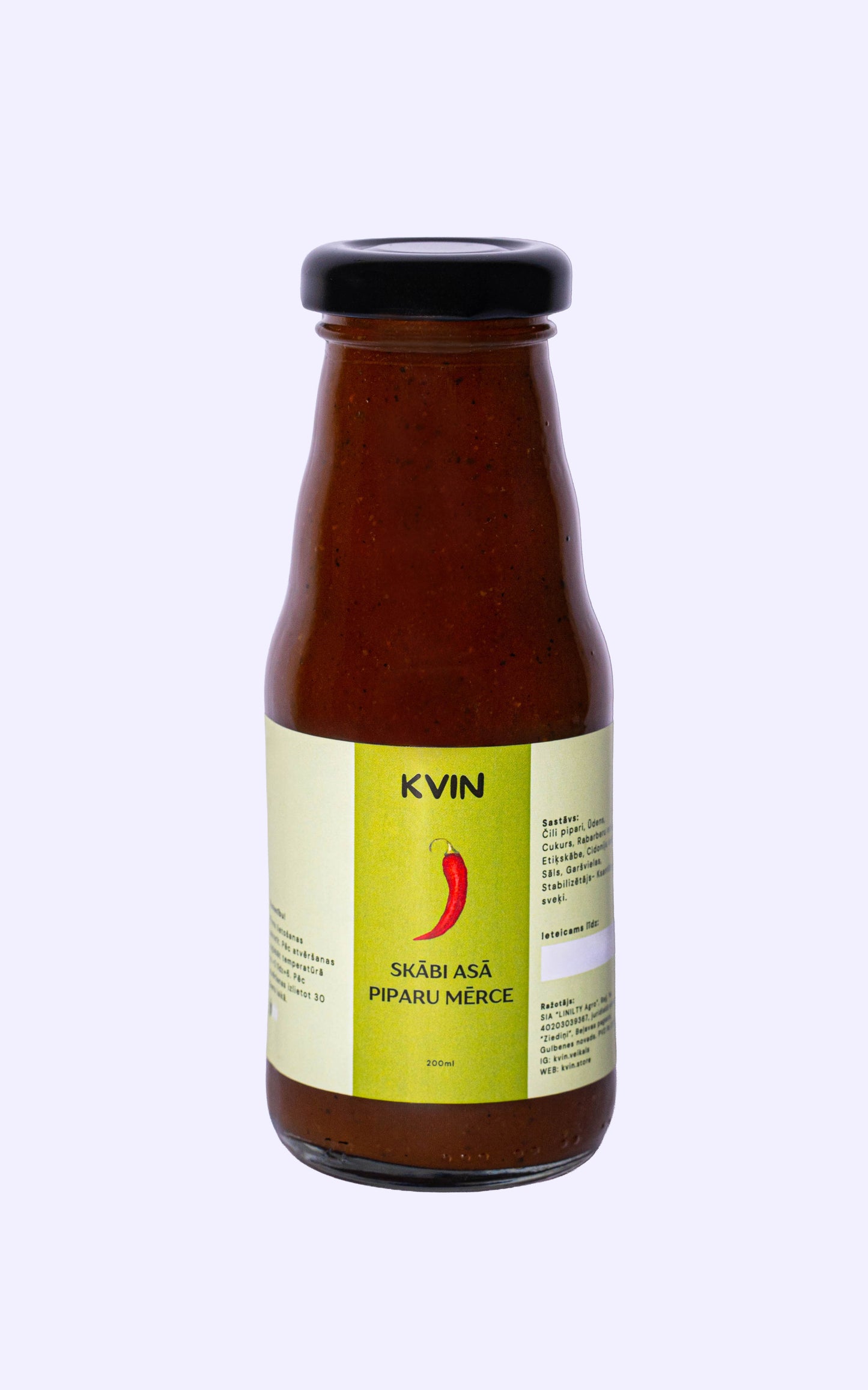 Skābi asā piparu mērce 200ml