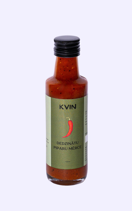 Dedzinātu piparu mērce 100ml